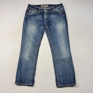 Big Star Jeans Women's Blue Low Rise Denim Stretch Western Jeans
